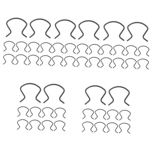 TOPPERFUN 5 Sätze Ersatz Fensterkurbel Halteclip Fenstergriff Clip Befestigung Fensterkurbel Halterung Auto Windmontage Rostfreies Windschutzscheiben Zubehör Auto Heck 10 Stück * 5 von TOPPERFUN