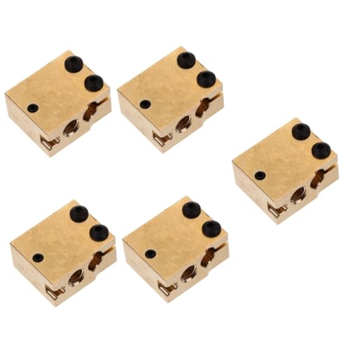 TOPPERFUN 5 Stück 3D Druckzubehör Extruder Heizblock Thermistor Teile Drucker Für Heizung Hotend Zubehör 3D Druck Heizblock Hotend Heizblock Goldene Zinklegierung TOPPERFUN 5 Stück 3D Druckzubehör Extruder Heizblock Thermistor Teile Drucker Für Heizung Hotend Zubehör 3D Druck Heizblock Hotend Heizblock Goldene Zinklegierung von TOPPERFUN