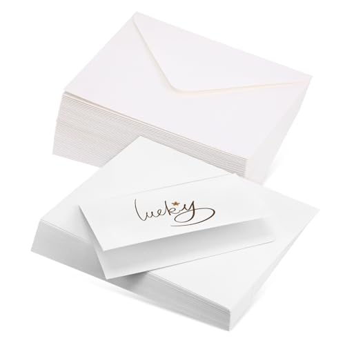 TOPPERFUN 50 Sets Bunter Offset Papierumschlag Grußkarten Einladungsumschläge Blanko Einladungen Glückwunschkarten Und Umschläge Karton Anlass Mini Umschlag Kits Weiß TOPPERFUN 50 Sets Bunter Offset Papierumschlag Grußkarten Einladungsumschläge Blanko Einladungen Glückwunschkarten Und Umschläge Karton Anlass Mini Umschlag Kits Weiß von TOPPERFUN