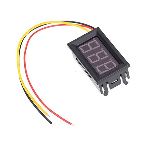 TOPPERFUN 99.9V Draht Voltmeter LCD Anzeige für Lithium Batterien Installieren für Motorräder und Autos mit Schutz Niedrige Startspannung TOPPERFUN 99.9V Draht Voltmeter LCD Anzeige für Lithium Batterien Installieren für Motorräder und Autos mit Schutz Niedrige Startspannung von TOPPERFUN