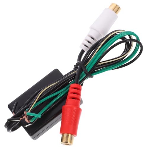 TOPPERFUN Audio Adapterkabel Konverter Subwoofer Auto Subwoofer Kabel Auto Adapter Zur Wandsteckdose Auto Subwoofer Lautsprecherkabel Spannung Einstellbar Stromversorgung Lautsprecherkabel von TOPPERFUN