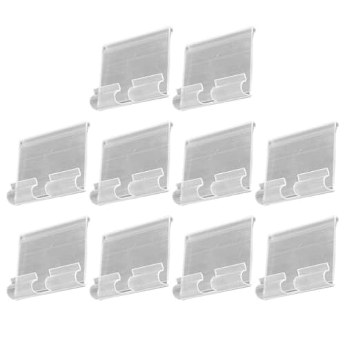 TOPPERFUN 20 Stücke PVC Regal Tag Für Einzelhandel Klebstoff Regal Streifen Zeichen Display von TOPPERFUN