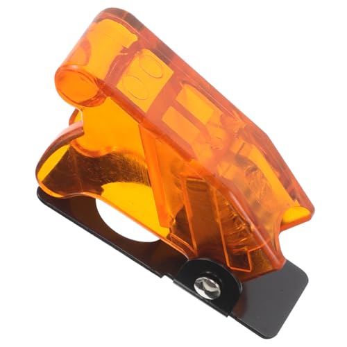 TOPPERFUN Kippschalterabdeckung Lichtschalterabdeckung Schalterabdeckungsschutz Dekoration Wechseln Abdeckung Des Lichtschalterschlosses Schalter Schützen Orange Plastik von TOPPERFUN