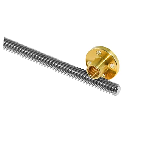 TOPPERFUN Leitspindel mit maschinenfett stepper motor the hole Maschinenwerkzeug step motor schrauben Trapezmutter drucken 3D-Drucker klein T8 Leitspindel Schrittmotor Leitspindel von TOPPERFUN