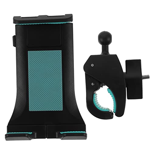 TOPPERFUN Sport Telefonhalter Drehbar Für Radfahren Handy Schreibtisch Fahrradhalter Heimtrainer Armaturenbrett Handyhalter Tablet Desktop Lenker Monitor Laptop Gummi Grün von TOPPERFUN