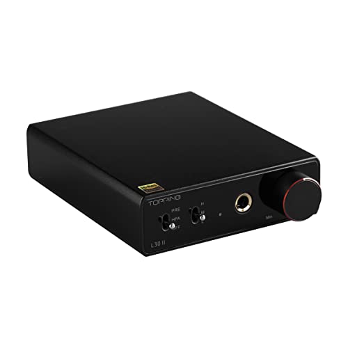 TOPPING L30II NFCA Linear Kopfhörerverstärker – 6,35 mm Klinke 3,5 mm Adapter RCA Eingang und Ausgang 37 Vpp hohe Ausgangsspannung Mini HiFi Amp Audio Hi-Res Vorverstärker Schwarz TOPPING L30II NFCA Linear Kopfhörerverstärker – 6,35 mm Klinke 3,5 mm Adapter RCA Eingang und Ausgang 37 Vpp hohe Ausgangsspannung Mini HiFi Amp Audio Hi-Res Vorverstärker Schwarz von TOPPING
