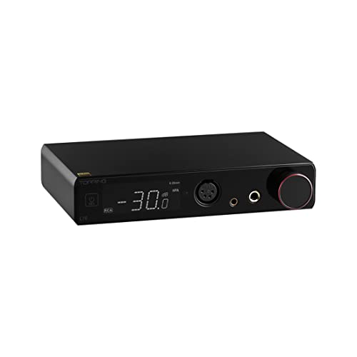 Topping L70 Balanced Kopfhörerverstärker, XLR/TRS/Cinch-Eingang, XLR/4,4 mm/6,35 mm Ausgang, 6000 mW x2 NFCA Balanced Kopfhörer, Amp, HiFi Audio Home mit Vorverstärker, Schwarz Topping L70 Balanced Kopfhörerverstärker, XLR/TRS/Cinch-Eingang, XLR/4,4 mm/6,35 mm Ausgang, 6000 mW x2 NFCA Balanced Kopfhörer, Amp, HiFi Audio Home mit Vorverstärker, Schwarz von TOPPING