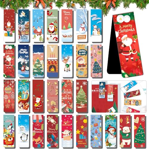 Lesezeichen Magnetisch Weihnachten,30 Stück Magnetische Lesezeichen,Magnet Lesezeichen,Magnetische Lesezeichen Bunt,Lesezeichen Kinder Mitgebsel,Lesezeichen Magnetisch für Weihnachten,Gastgeschenke Lesezeichen Magnetisch Weihnachten,30 Stück Magnetische Lesezeichen,Magnet Lesezeichen,Magnetische Lesezeichen Bunt,Lesezeichen Kinder Mitgebsel,Lesezeichen Magnetisch für Weihnachten,Gastgeschenke von TOPRUNYI