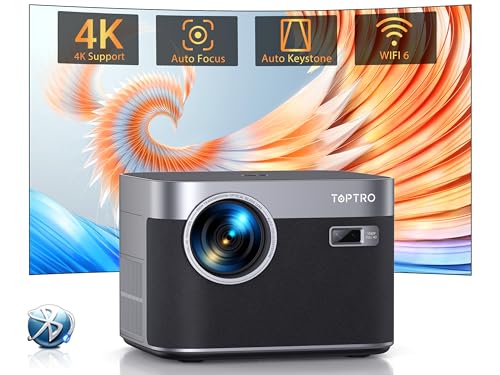 Beamer WiFi Bluetooth Full HD 1080P TOPTRO Beamer von TOPTRO