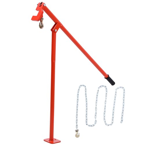 TOPWAY T-Pfostenzieher, Zaunpfostenzieher 43 Zoll mit 300 cm Langer Kette, Eisen- und Holzpfahlentferner für Pfosten, Sträucher, Baumstümpfe, Garten- und Bauernhofzäune TOPWAY T-Pfostenzieher, Zaunpfostenzieher 43 Zoll mit 300 cm Langer Kette, Eisen- und Holzpfahlentferner für Pfosten, Sträucher, Baumstümpfe, Garten- und Bauernhofzäune von TOPWAY