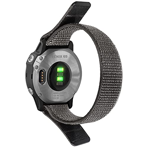 20mm Armband Fenix 5S/Fenix 6S Uhrenarmband, Klettverschluss Nylon Ersatzarmband Ultraleicht Sport Armband für Galaxy Watch Active2 40mm 44mm/Galaxy Watch 3 41mm/Amazfit GTS/Amazfit GTR 42mm 20mm Armband Fenix 5S/Fenix 6S Uhrenarmband, Klettverschluss Nylon Ersatzarmband Ultraleicht Sport Armband für Galaxy Watch Active2 40mm 44mm/Galaxy Watch 3 41mm/Amazfit GTS/Amazfit GTR 42mm von TOPsic
