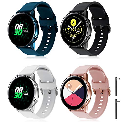 Galaxy Watch Active 40mm Armband, 20mm Universal Ersatzarmband für Galaxy Watch Active 2/Galaxy Watch 5/Galaxy Watch 5 Pro/Galaxy Watch 6/Galaxy Watch 6 Classic/Galaxy Watch 4/Galaxy Watch 4 Classic von TOPsic