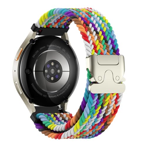 Geflochtenes Armband für Samsung Galaxy Watch 7, 20mm Elastisches Nylon Uhrenarmband Sport Ersatzarmband für Galaxy Watch 7/6/5/4 40mm 44mm/G alaxy W atch FE/6 Classic/W atch 5 Pro/Vivoactive 5/3 Geflochtenes Armband für Samsung Galaxy Watch 7, 20mm Elastisches Nylon Uhrenarmband Sport Ersatzarmband für Galaxy Watch 7/6/5/4 40mm 44mm/G alaxy W atch FE/6 Classic/W atch 5 Pro/Vivoactive 5/3 von TOPsic