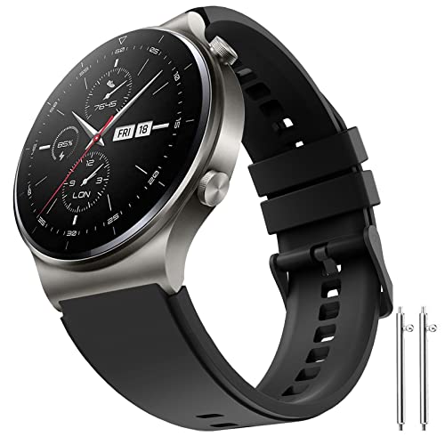 Huawei Watch GT2 Pro Armband, 22mm Silikon Ersatzbänder Uhrenarmband für Huawei Watch GT2 Pro/Huawei Watch GT Active/Huawei Watch GT2 46mm/GT 2e/Huawei Watch 3/Galaxy Watch 3 45mm/Galaxy Watch 46mm von TOPsic