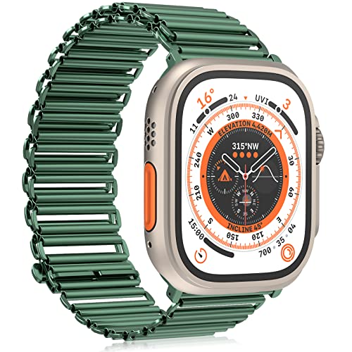 Metall Apple Watch Armband 38mm 40mm 41mm Damen Herren, Klassisches Prämie Uhrenarmband Edelstahl Ersatzarmband Dressy Armband für Apple Watch SE, iWatch Series 8 7 6 5 4 3 2 1 von TOPsic