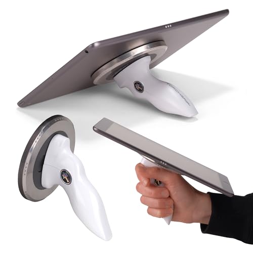 TORCHGRIP Universeller Tablet-Ständer, Schreibtisch und Tablet-Griff, mobil, kompatibel mit iPad, Samsung und den meisten anderen Tablets, hergestellt in den USA (Weiß/Weiß) von TORCHGRIP