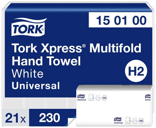 TORK 150100 Papierhandtücher Weiß 21St. von TORK