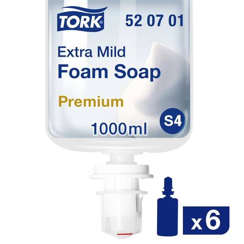 TORK Extra Mild 520701 Schaumseife 1l 6St. von TORK