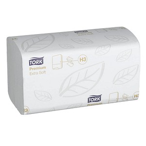 TORK Papierhandtücher 100278 H3 Premium Extra Soft Zick-Zack-Falzung 2-lagig 3.000 Tücher TORK Papierhandtücher 100278 H3 Premium Extra Soft Zick-Zack-Falzung 2-lagig 3.000 Tücher von TORK