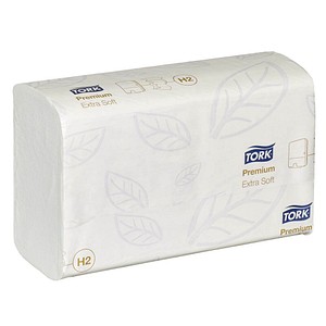 TORK Papierhandtücher 100297 Xpress® H2 Premium Extra Soft Interfold-Falzung 2-lagig 2.100 Tücher von TORK