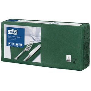 TORK Servietten Soft dunkelgrün 3-lagig 32,6 x 33,0 cm, 150 St. TORK Servietten Soft dunkelgrün 3-lagig 32,6 x 33,0 cm, 150 St. von TORK