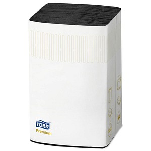 TORK Servietten Xpressnap® Extra Soft schwarz 2-lagig 16,5 x 21,3 cm, 1.000 St. von TORK