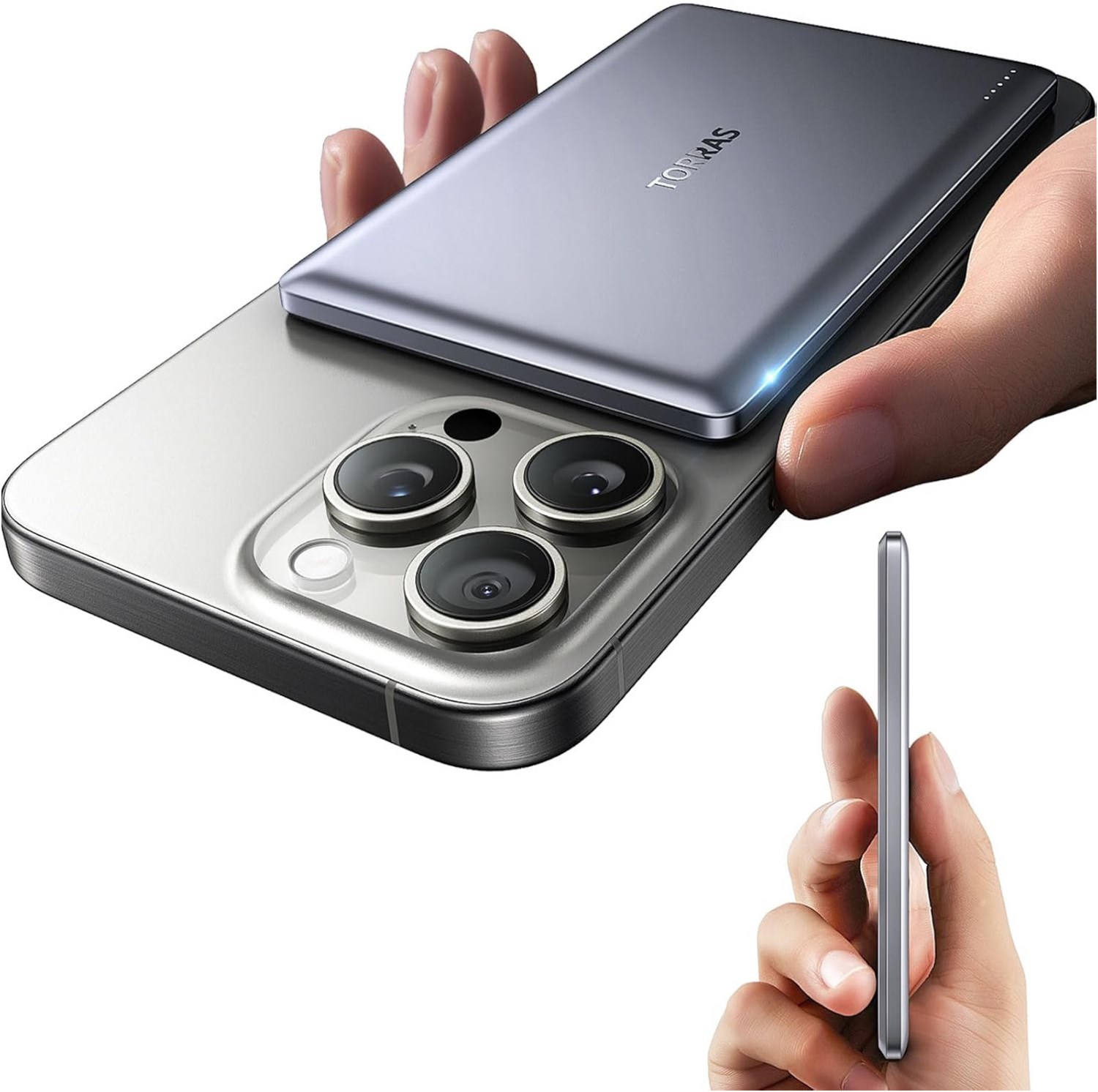 MiniMag (5.000mAh) Powerbank dunkelgrau von TORRAS
