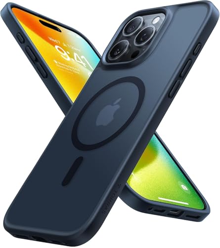 TORRAS Guardian-Mag für iPhone 16 Pro Max Hülle für MagSafe (TOP Militärschutz & Magnetkraft) Extrem Haltbarkeit Handyhülle iPhone 16 Pro Max Case Samtige Touch Dünn mit DIY Knöpfen Matt Schwarz TORRAS Guardian-Mag für iPhone 16 Pro Max Hülle für MagSafe (TOP Militärschutz & Magnetkraft) Extrem Haltbarkeit Handyhülle iPhone 16 Pro Max Case Samtige Touch Dünn mit DIY Knöpfen Matt Schwarz von TORRAS