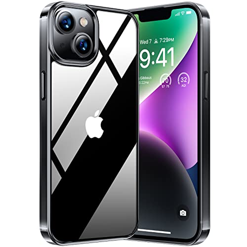 TORRAS Speziell für iPhone 14 Hülle [100% Anti-Vergilbung] Unzerbrechlich TOP Fallschutz & Militär Stoßfeste Dauerhaft Dünne Exzellente Griff Handyhülle iPhone 14 Case Diamond Series von TORRAS