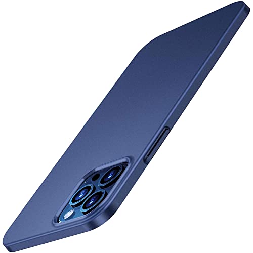 TORRAS für iPhone 12 Hülle, iPhone 12 Pro Hülle Ultra Dünn (Wie Original) Slim Handyhülle Case (Unzerbrechlich Rundum Schutz) Schutzhülle, Blau von TORRAS