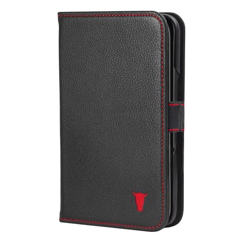 TORRO Hülle kompatibel mit Google Pixel 9 Pro Fold – Premium Lederhülle mit Standfunktion und Kartenfächern (Schwarz) von TORRO