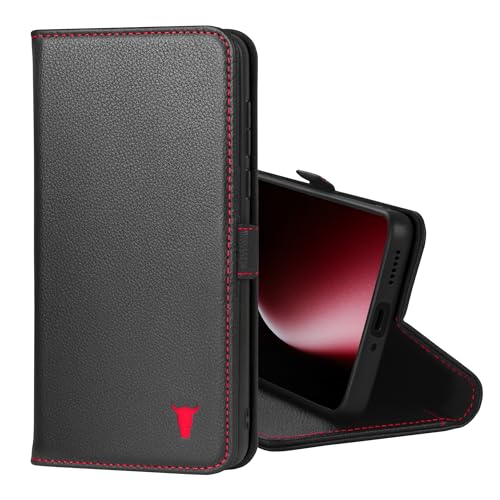 TORRO Hülle kompatibel mit Honor Magic7 Pro (6.8” - 2025) – Premium Leder Hülle mit Standfunktion und Kartenfächern (Schwarz) von TORRO