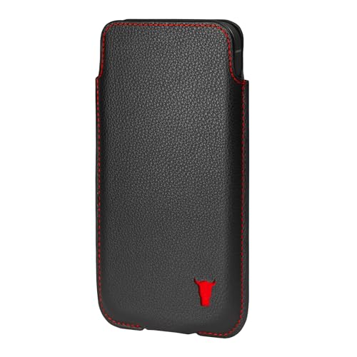 TORRO Schutzhülle Kompatibel Mit iPhone Max mit 6,9 Zoll / 6,7 Zoll Bildschirmgröße – Handytasche Aus Hochwertigem Leder, Schlank Und Leicht (Schwarz) von TORRO