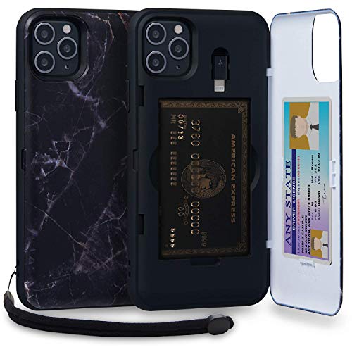TORU CX PRO für iPhone 11 Pro Max Hülle Wallet | Stoßfeste Schutzhülle mit verstecktem Kartenhalter und Kartenfach | Spiegel und Handschlaufe inklusive - Marmor TORU CX PRO für iPhone 11 Pro Max Hülle Wallet | Stoßfeste Schutzhülle mit verstecktem Kartenhalter und Kartenfach | Spiegel und Handschlaufe inklusive - Marmor von TORU