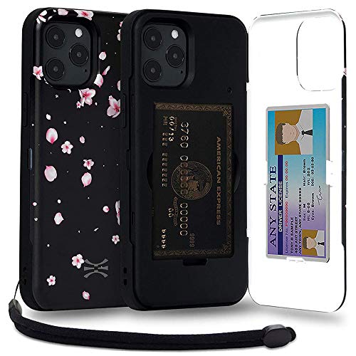 TORU CX PRO für iPhone 12 Pro Max Hülle Wallet | Stoßfeste Schutzhülle mit verstecktem Kartenhalter und Kartenfach | Spiegel und Handschlaufe inklusive - Blumen TORU CX PRO für iPhone 12 Pro Max Hülle Wallet | Stoßfeste Schutzhülle mit verstecktem Kartenhalter und Kartenfach | Spiegel und Handschlaufe inklusive - Blumen von TORU