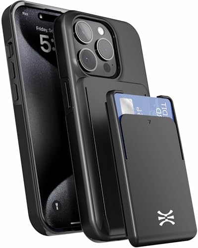 TORU CX PRO Wallet-Hülle für iPhone 13 Pro mit abnehmbarem, verschiebbarem Kartenhalter für 3 Karten | Schutzhülle mit Doppelschicht und kabelloser Ladefunktion - Schwarz TORU CX PRO Wallet-Hülle für iPhone 13 Pro mit abnehmbarem, verschiebbarem Kartenhalter für 3 Karten | Schutzhülle mit Doppelschicht und kabelloser Ladefunktion - Schwarz von TORU