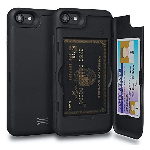 TORU CX PRO für iPhone SE (2022) / iPhone SE (2020) / iPhone 8 / iPhone 7 Hülle Wallet | Stoßfeste Schutzhülle mit verstecktem Kartenhalter und Kartenfach | Spiegel inklusive - Schwarz TORU CX PRO für iPhone SE (2022) / iPhone SE (2020) / iPhone 8 / iPhone 7 Hülle Wallet | Stoßfeste Schutzhülle mit verstecktem Kartenhalter und Kartenfach | Spiegel inklusive - Schwarz von TORU