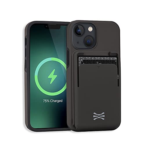 TORU MX PRO für iPhone 13 Mini Wallet Case | Zweilagige Schutzhülle mit stoßfestem Schutz | Integrierte Magnete kompatibel mit MagSafe | Abnehmbarer Kartenhalter für 3 Karten - Grau TORU MX PRO für iPhone 13 Mini Wallet Case | Zweilagige Schutzhülle mit stoßfestem Schutz | Integrierte Magnete kompatibel mit MagSafe | Abnehmbarer Kartenhalter für 3 Karten - Grau von TORU