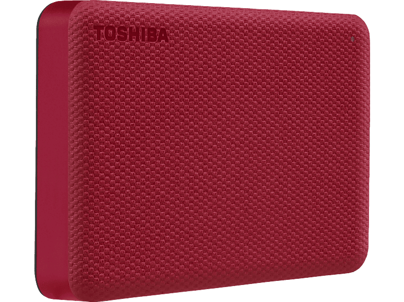 TOSHIBA Canvio Advance Festplatte, 4 TB HDD, 2,5 Zoll, extern, Rot von TOSHIBA