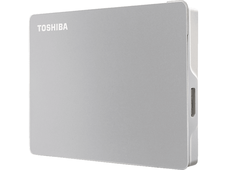 TOSHIBA Canvio Flex Exklusive Festplatte, 1 TB HDD, 2,5 Zoll, extern, Silver von TOSHIBA