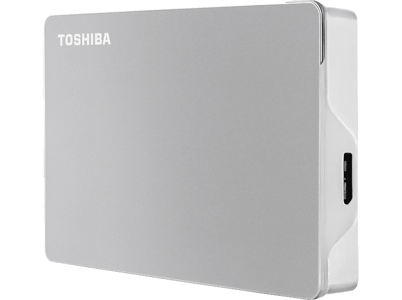 TOSHIBA Canvio Flex Exklusive Festplatte, 4 TB HDD, 2,5 Zoll, extern, Silver von TOSHIBA