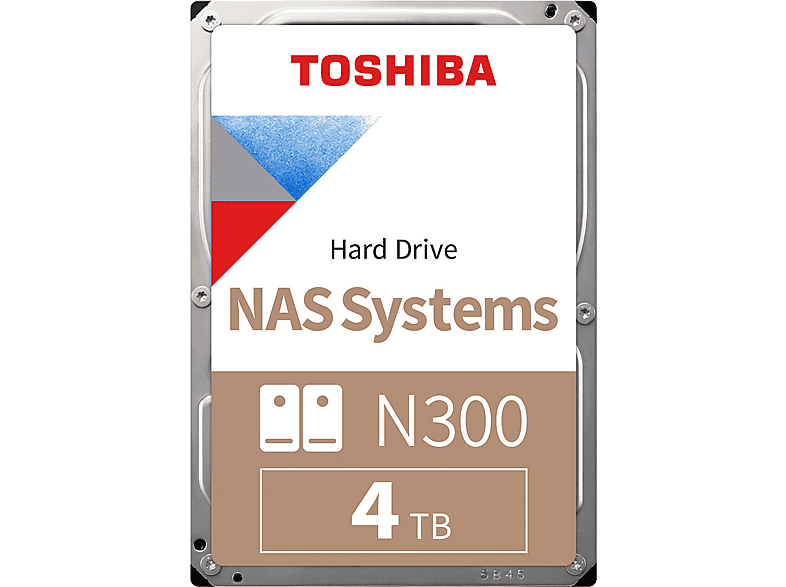 TOSHIBA N300 Interne NAS Festplatte, 4 TB HDD SATA, 3,5 Zoll, intern von TOSHIBA