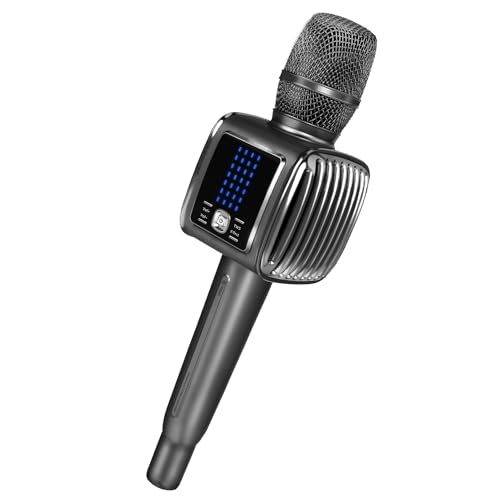 TOSING G6 PRO Karaoke Maschine für Erwachsene/Kinder Singendes Mikrofon,LCD TWS Drahtlose Aufzeichnung 20W Lauter Link zu TV/Pc/Auto/Bluetooth Lautsprecher PA Karaoke System einstellen von TOSING