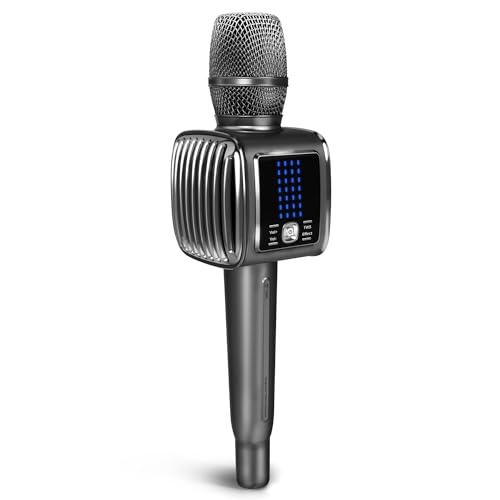 TOSING G6 Pro Mikrofon Karaoke für Erwachsene/Kinder Karaoke-Maschine,DSP Bluetooth Lautsprecher 20W Tragbar Outdoor/Auto/Karaoke/Kirche PA-Mischersystem von TOSING