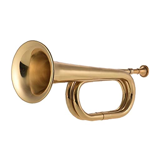 1pc Trompete Blasinstrument Kavallerie Horn Blechblasinstrument Mundstück Für Schulband von TOSSPER