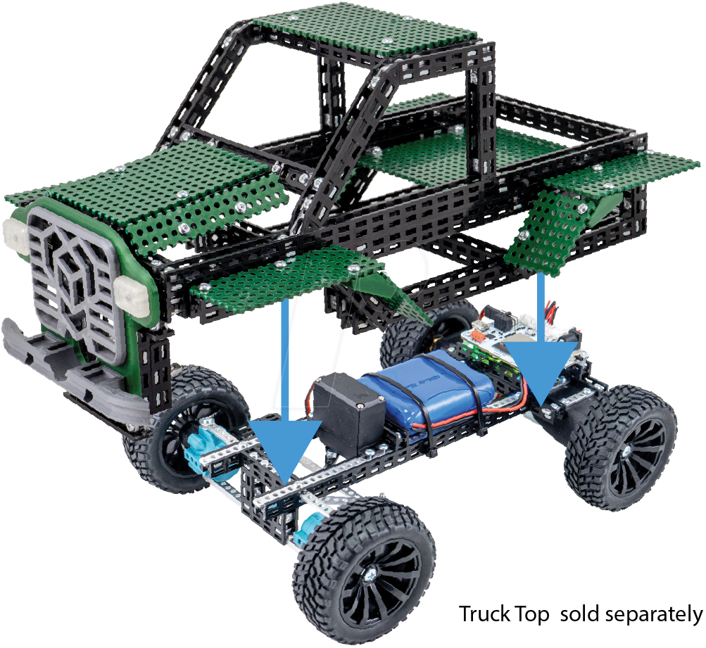 TTM ROBOCAR - RoboCar Chassis - Programmierbare Robotik-Plattform von TOTEM MAKER