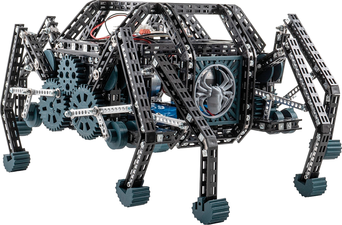 TTM SPIDER - Totem Black Spider, programmierbarer Roboter von TOTEM MAKER