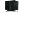 19″ TOTEN-Schaltschrank, 6HE, 600 × 450, Glastür, schwarz / WS64066001 / 19-W6406 von TOTEN