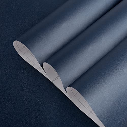 TOTIO Selbstklebende Tapete Marineblau Klebefolie Blau Möbelfolie Blau Selbstklebende Folie Wasserfeste Vinyl-Möbelaufkleber Dunkelblau 40CMx9M Mattes Verdickt Abnehmbar Für Schlafzimmer Wohnzimmer TOTIO Selbstklebende Tapete Marineblau Klebefolie Blau Möbelfolie Blau Selbstklebende Folie Wasserfeste Vinyl-Möbelaufkleber Dunkelblau 40CMx9M Mattes Verdickt Abnehmbar Für Schlafzimmer Wohnzimmer von TOTIO