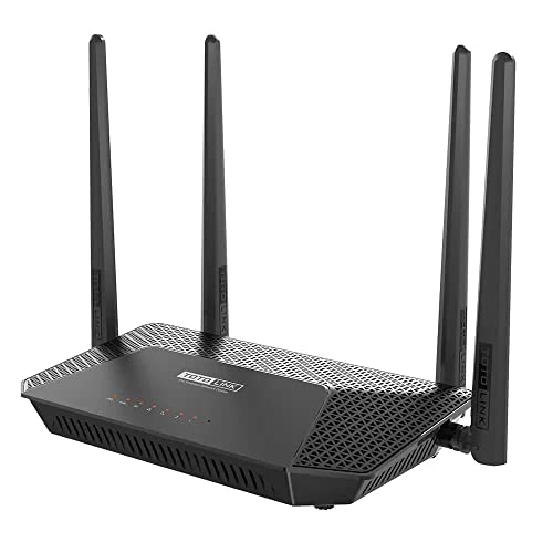 Gigabit WiFi Router Totolink A3300R | AC1200 I Dual Band I MU-MIMO und Beamforming Technologie I 4X RJ45 1000Mbps I 4 Omni-direktionale Antennen I Geschwindigkeit 1167Mbps I Dual-Core 1GHz Prozessor von TOTOLINK